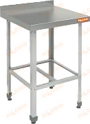 Стол пристенный с бортом с полкой решеткой HICOLD НСО-7/6Б ЭЦ