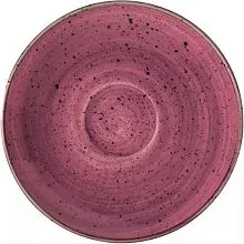 Блюдце BONNA Блэкберри ABBRIT02KT фарфор, D=12 см, бордовый